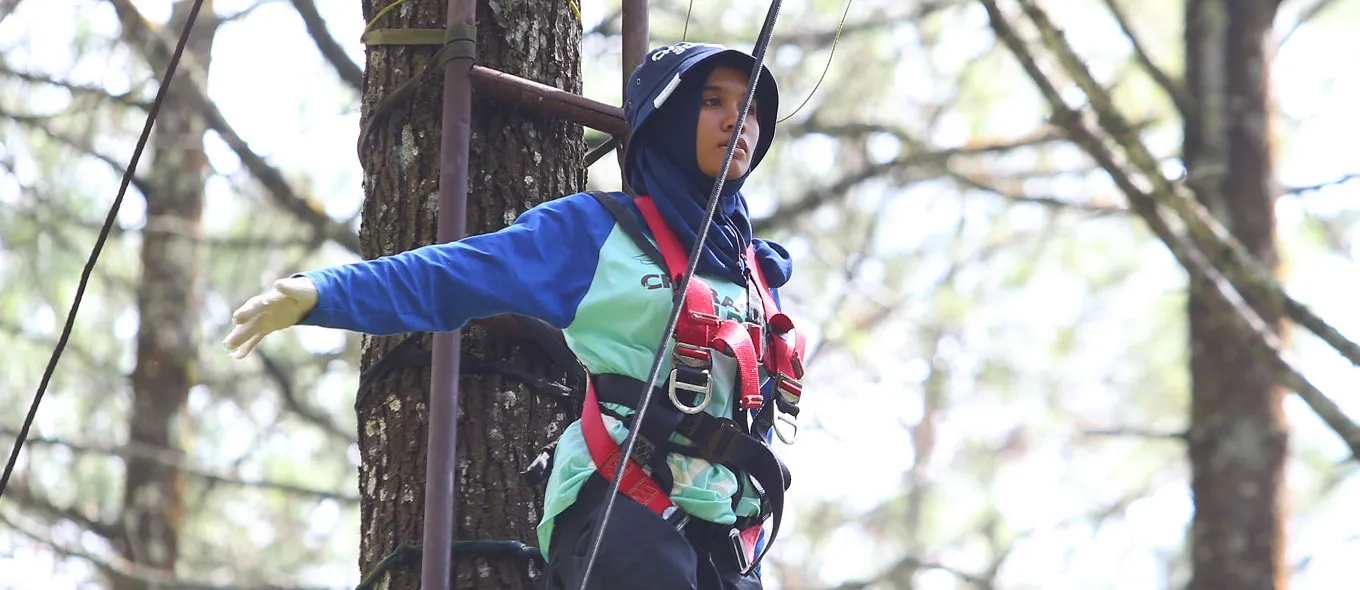 Menantang Rasa Takut dengan Sky Run