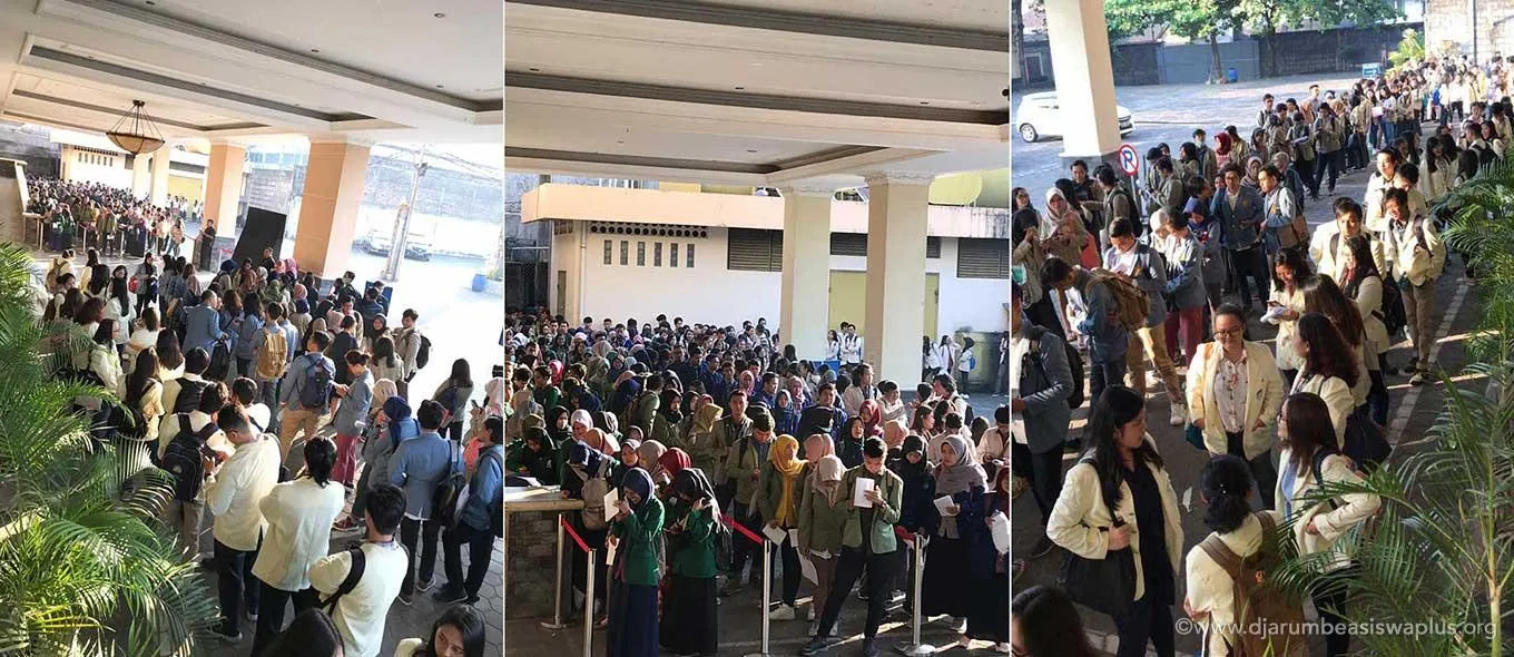 Seleksi Tertulis Djarum Beasiswa Plus 2019/2020 Di Yogyakarta: Kegigihan Peserta Seleksi