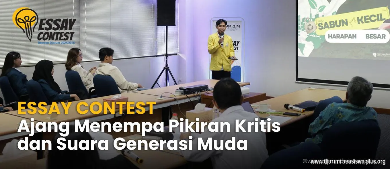 Essay Contest: Ajang Generasi Muda Bersuara Sampaikan Solusi Nyata
