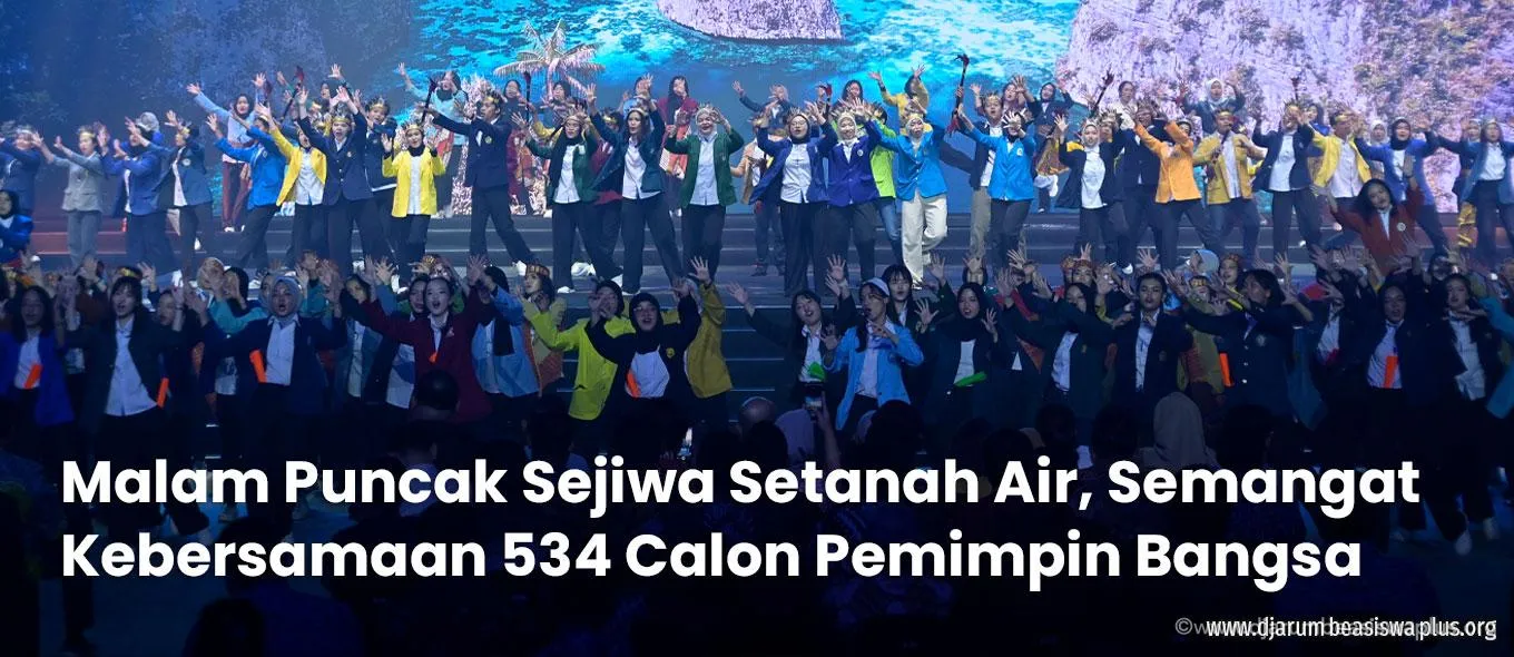 Malam Puncak Sejiwa Setanah Air, Semangat Kebersamaan 534 Calon Pemimpin Bangsa